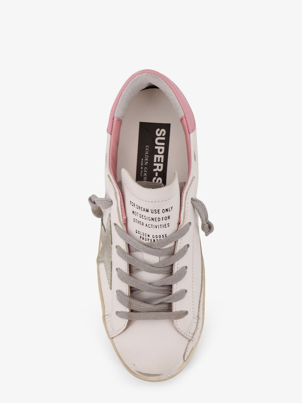 Golden Goose Deluxe Brand Super Star Leather Sneakers With Side Logo