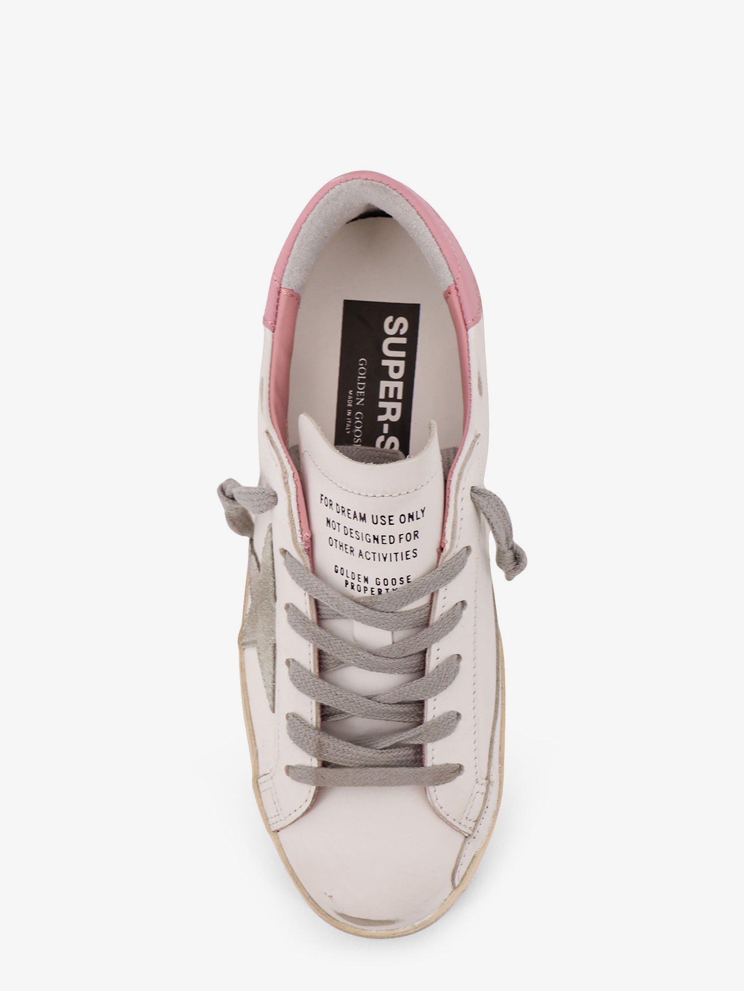 Golden Goose Deluxe Brand Super Star Leather Sneakers With Side Logo
