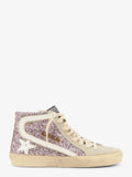 Golden Goose Deluxe Brand Leather Sneakers With All-Over Glitter Detail