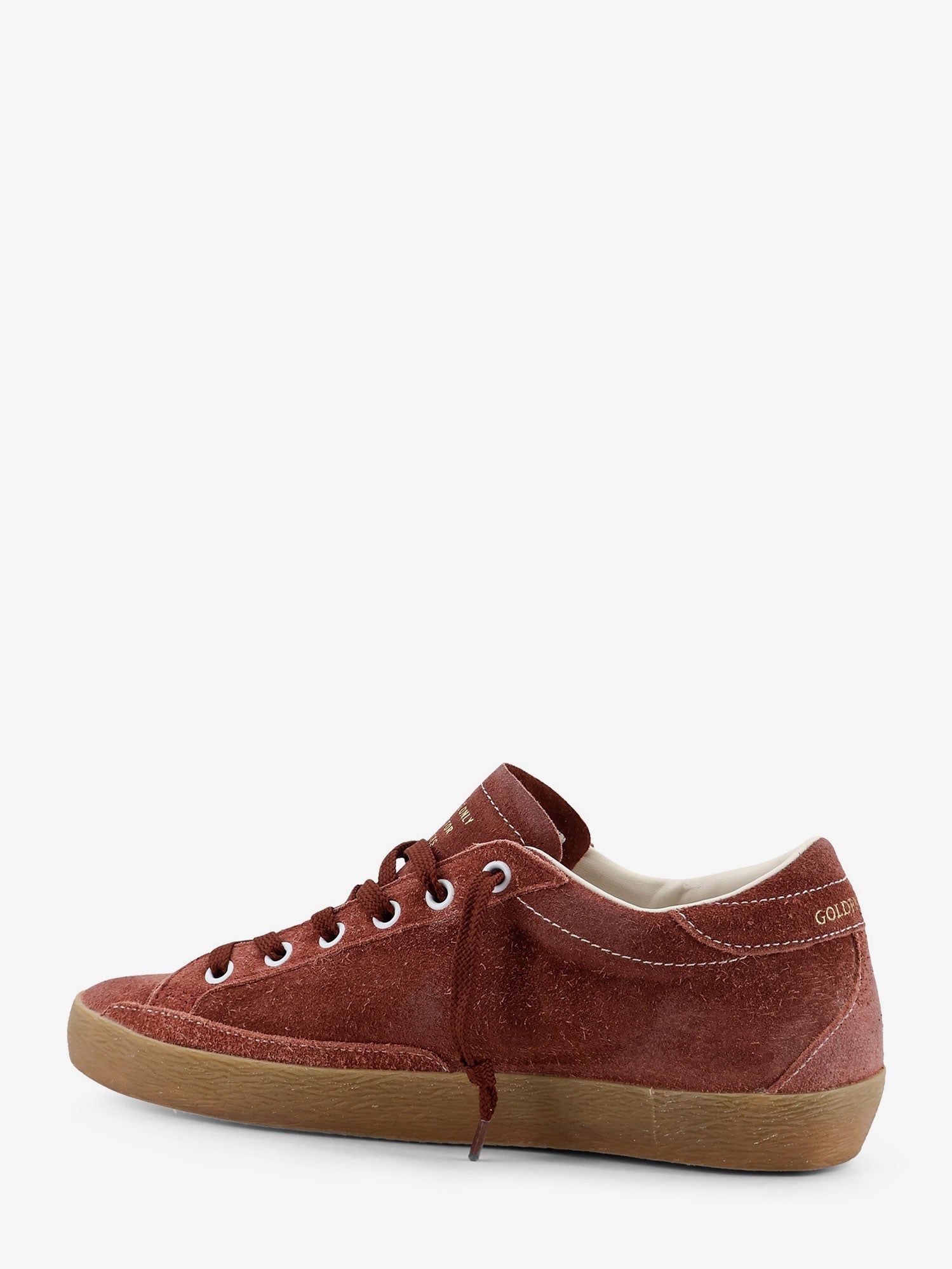 Golden Goose Deluxe Brand Super Star Suede Sneakers With Logo On The Side