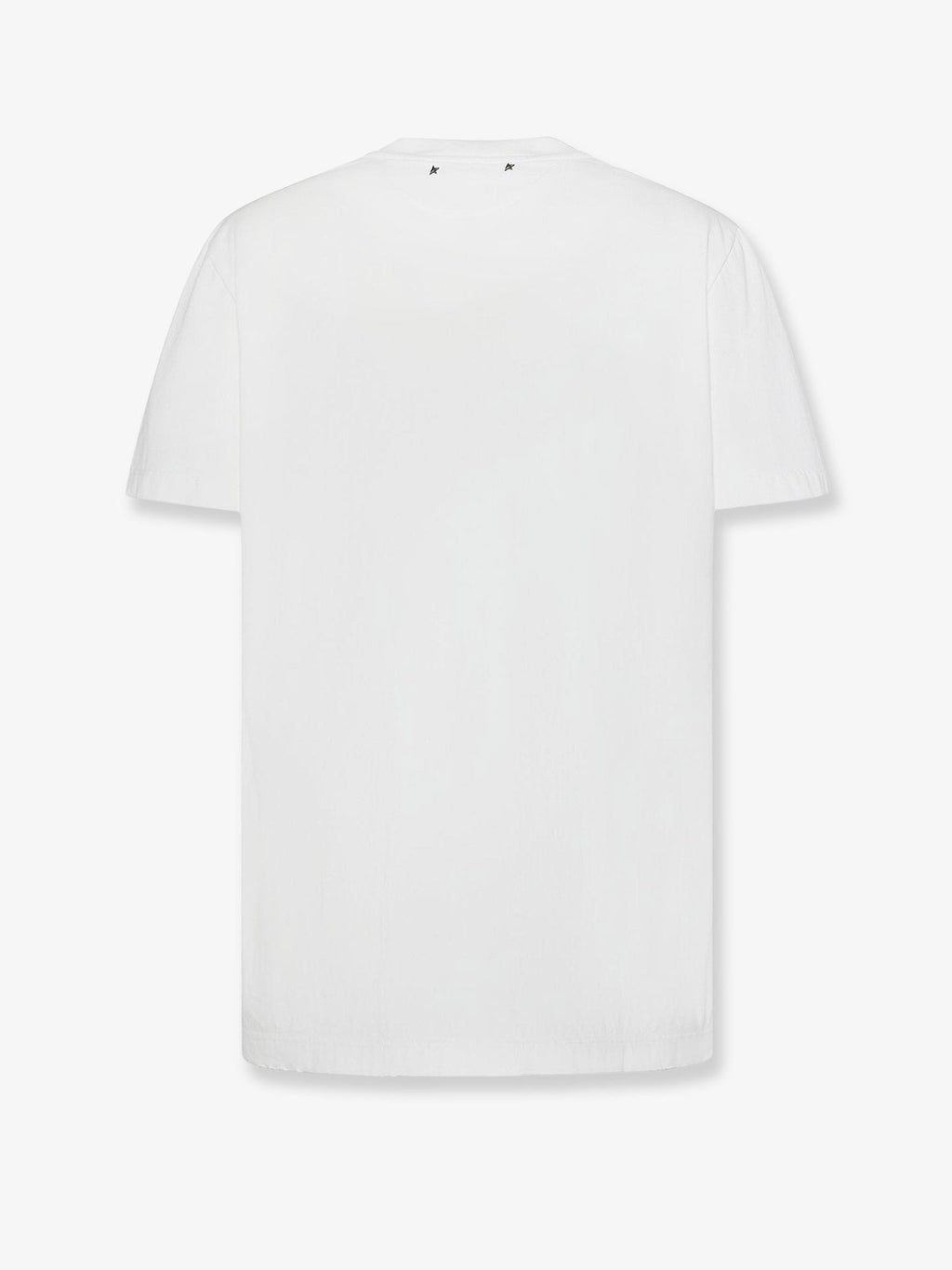 Golden Goose Deluxe Brand Cotton T-Shirt With Rhinestones