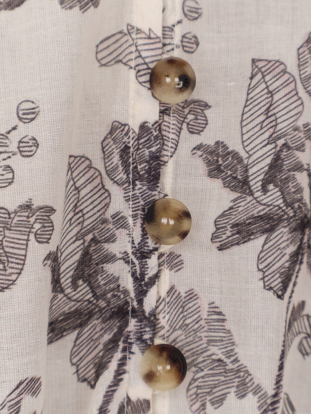 Golden Goose Deluxe Brand Short Cotton Dress With Floral Pattern