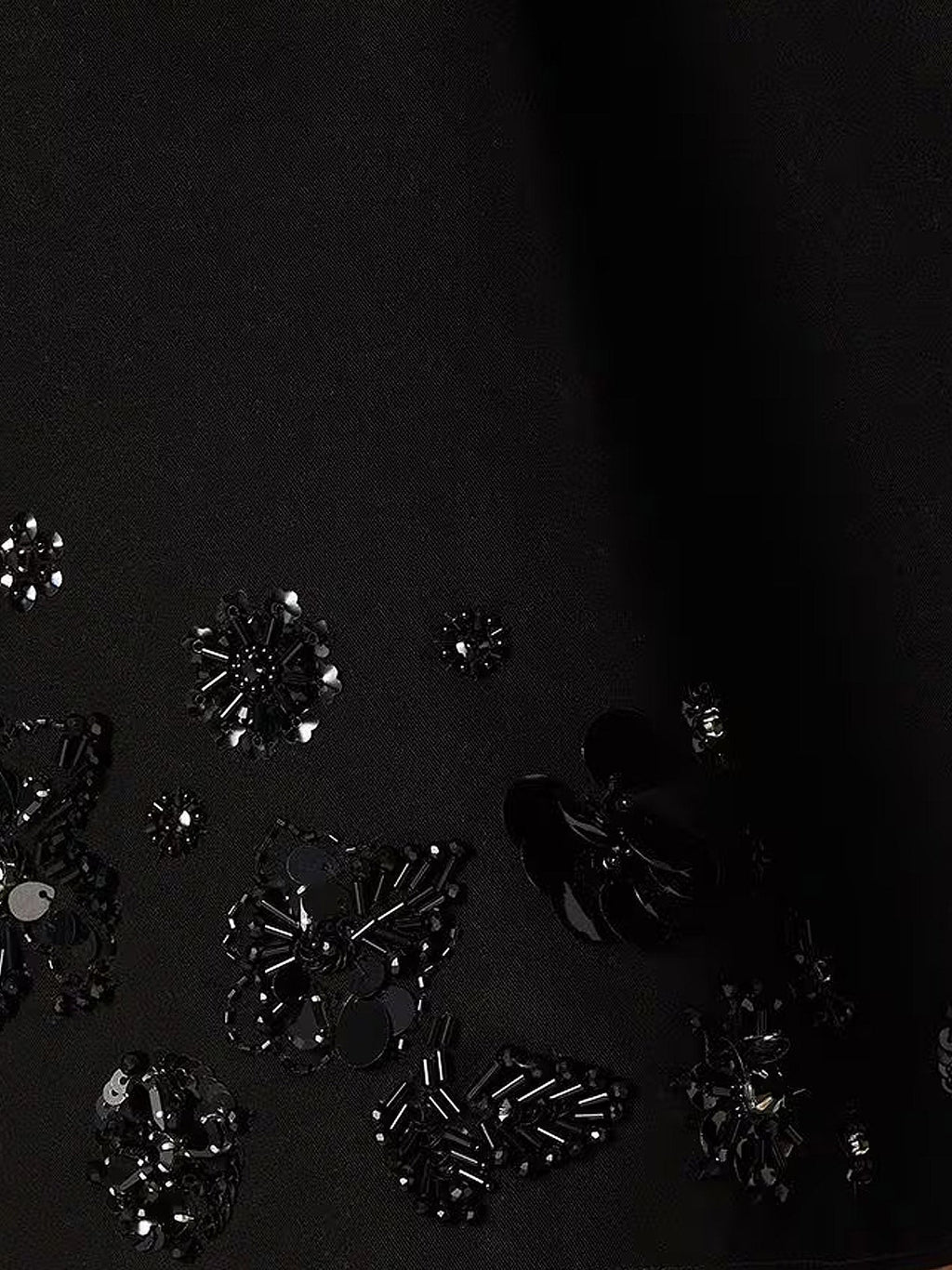 Golden Goose Deluxe Brand Cotton Blend Midi Skirt With Floral Sequin And Crystal Details