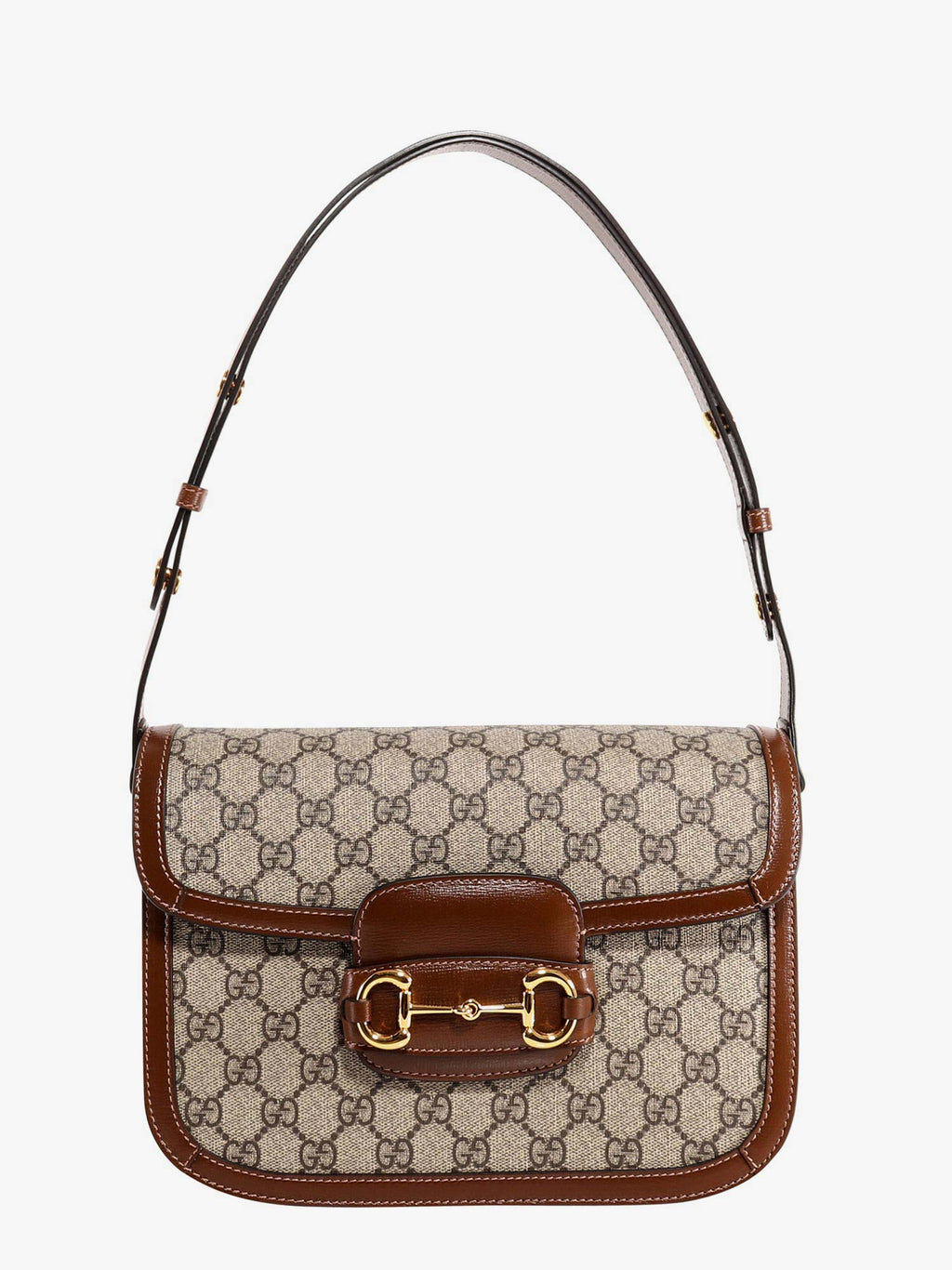 Gucci Gucci Horsebit 1955 Gg Coated Canvas Crossbody Bag