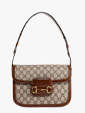 Gucci Gucci Horsebit 1955 Gg Coated Canvas Crossbody Bag