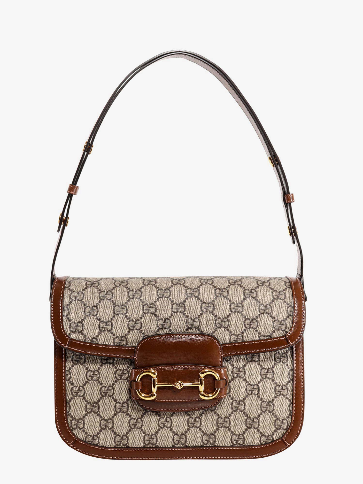 Gucci Gucci Horsebit 1955 Gg Coated Canvas Crossbody Bag