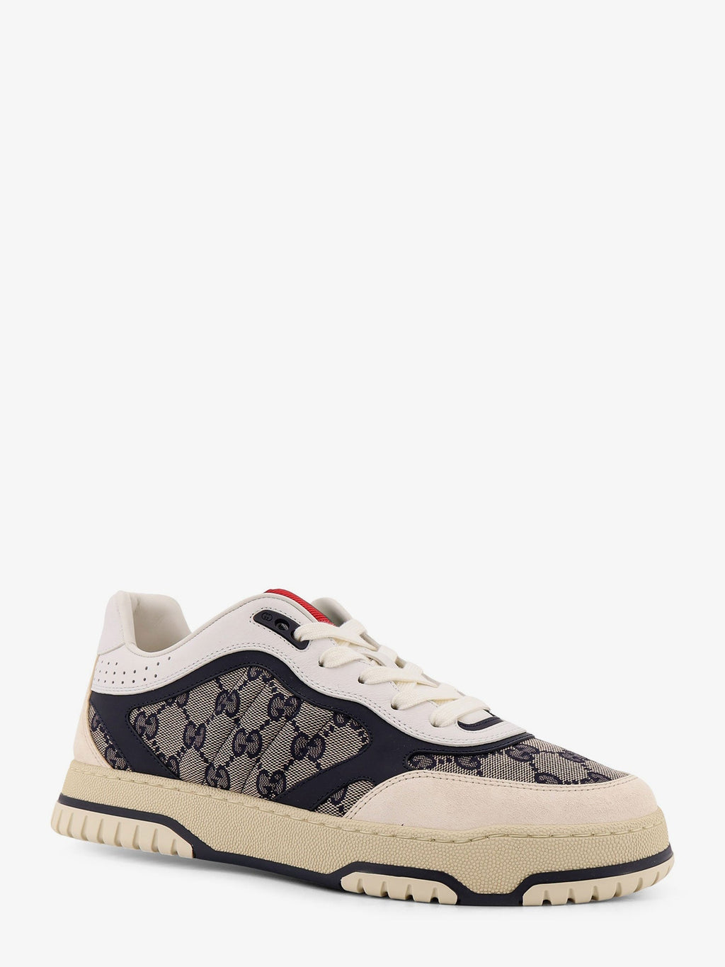 Gucci Re-Web Gg Original Fabric And Suede Sneakers