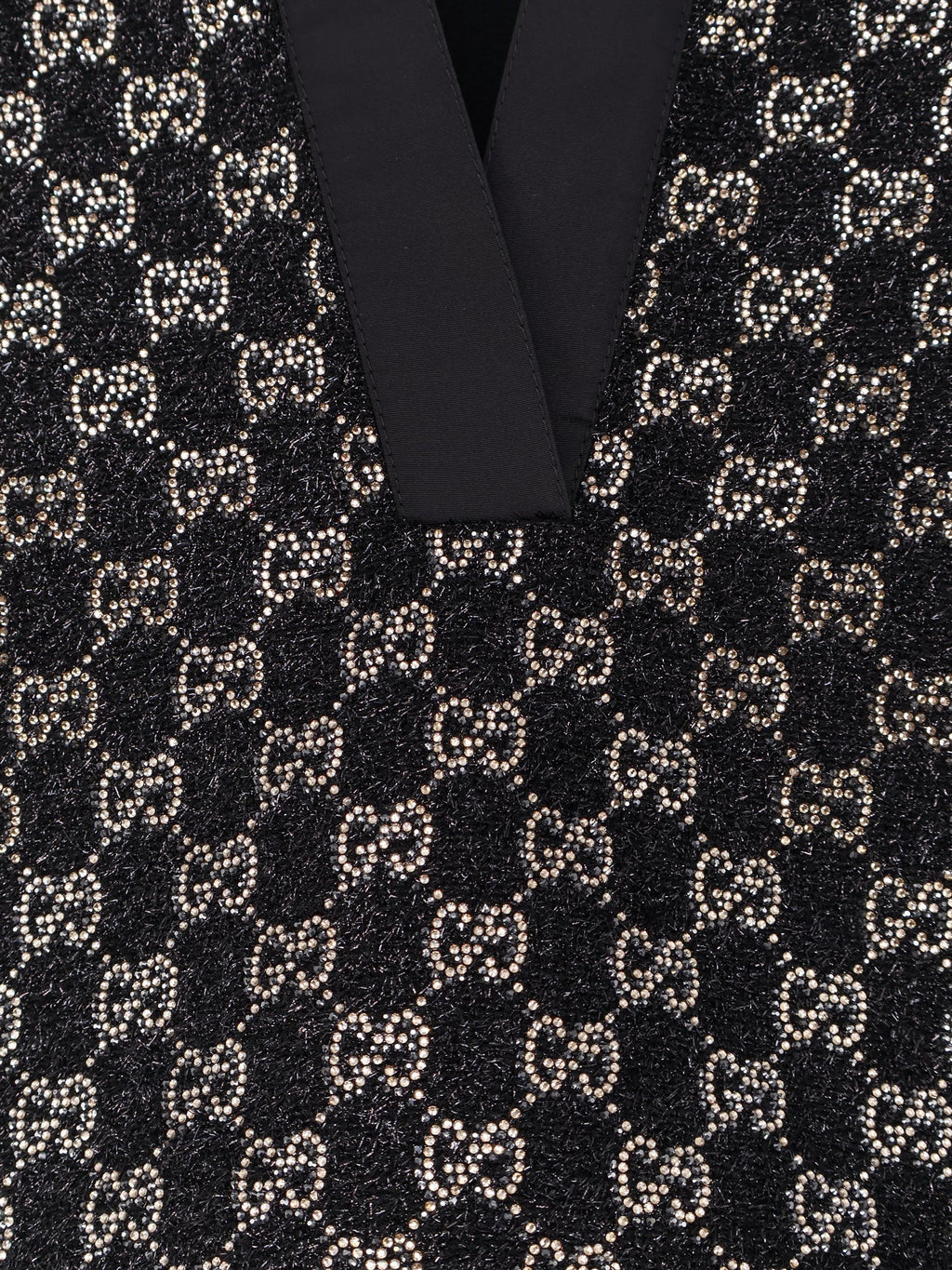 Gucci Lightweight Lamé Wool Tweed Top