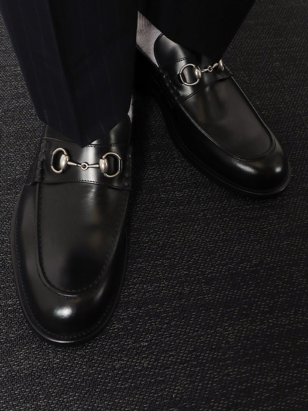 Gucci Leather Loafer With Horsebit Detail