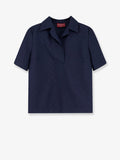 Gucci Fabric Polo Shirt With Gg Pattern