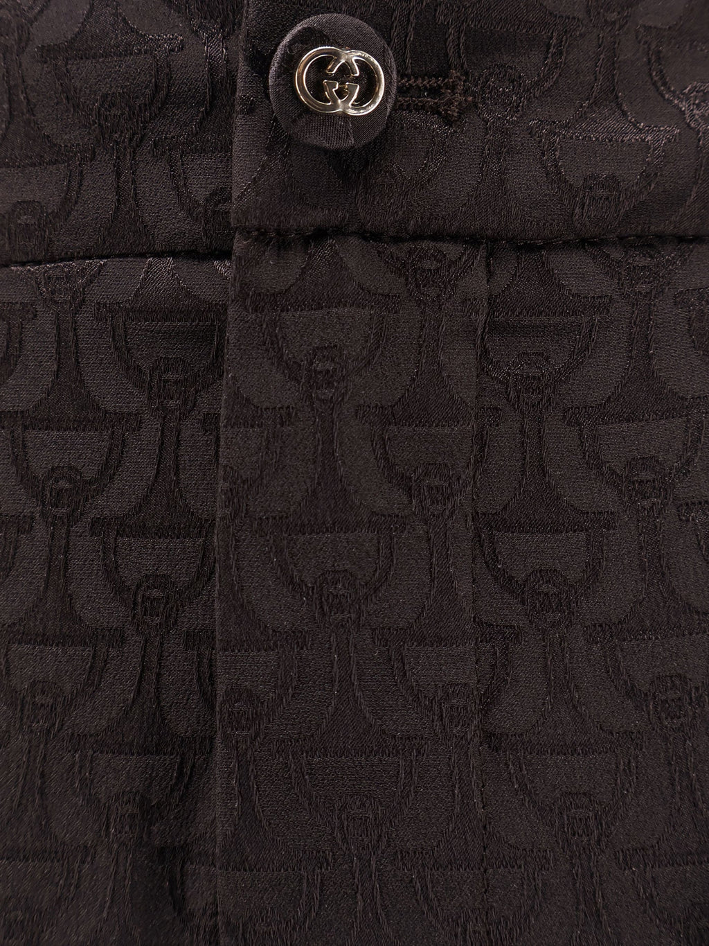Gucci Jacquard Silk Blend Trousers