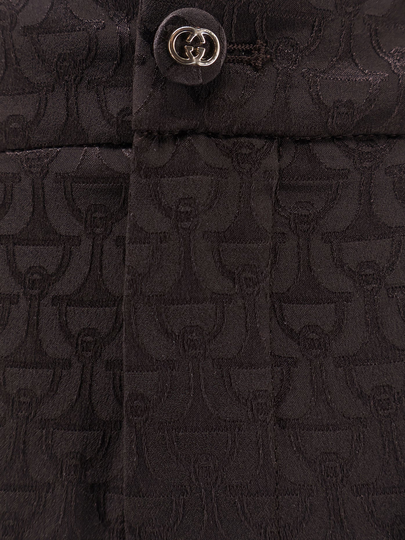 Gucci Jacquard Silk Blend Trousers