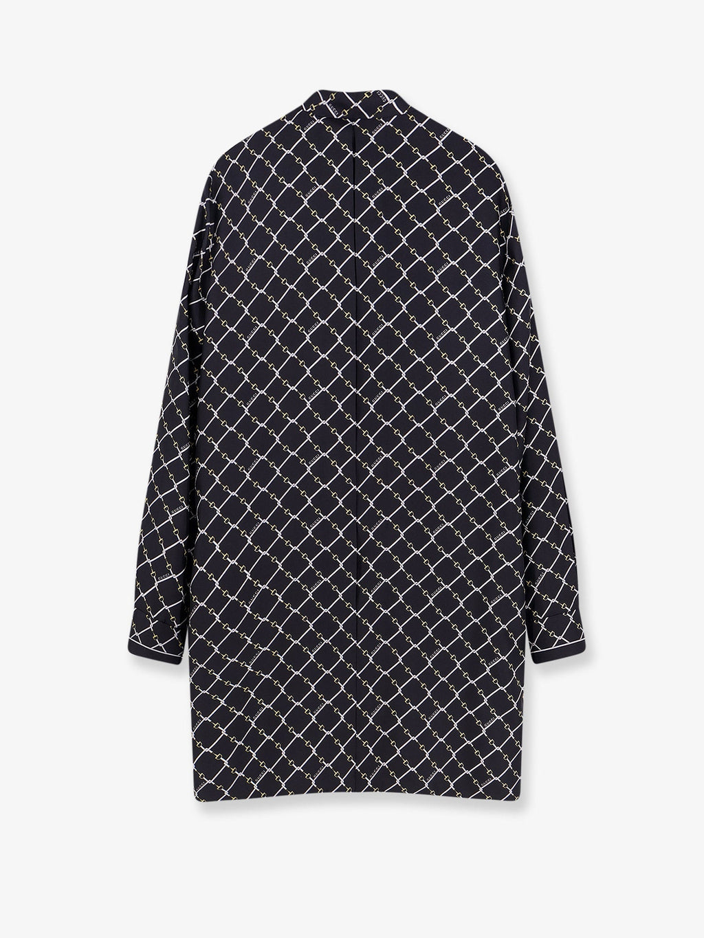 Gucci Short Silk Twill Dress