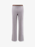 Gucci Cotton Blend Trouser With Web Detail
