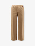 Gucci Cotton Trousers With Web Detail