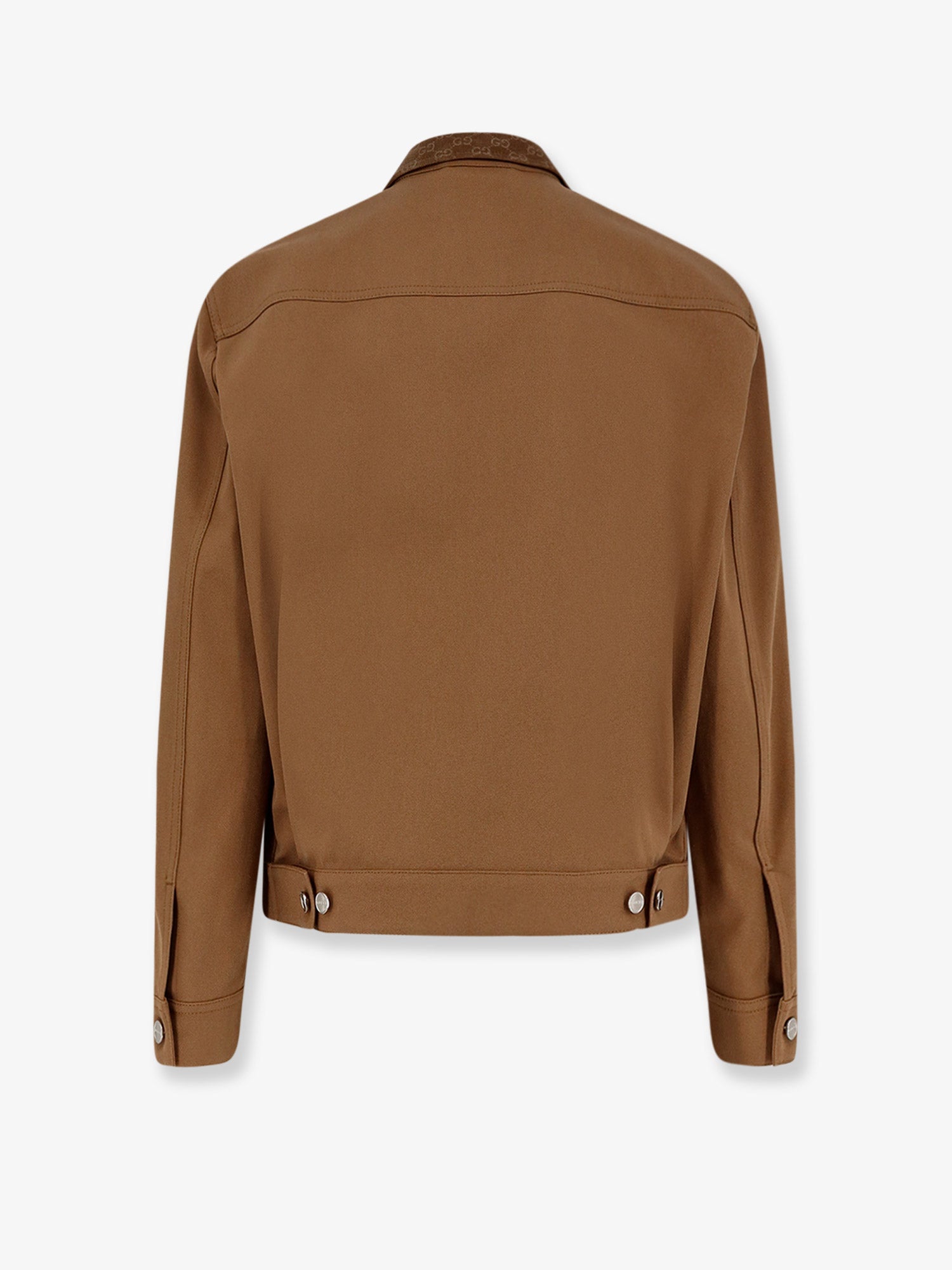 Gucci Canvas Jacket With Gg Details