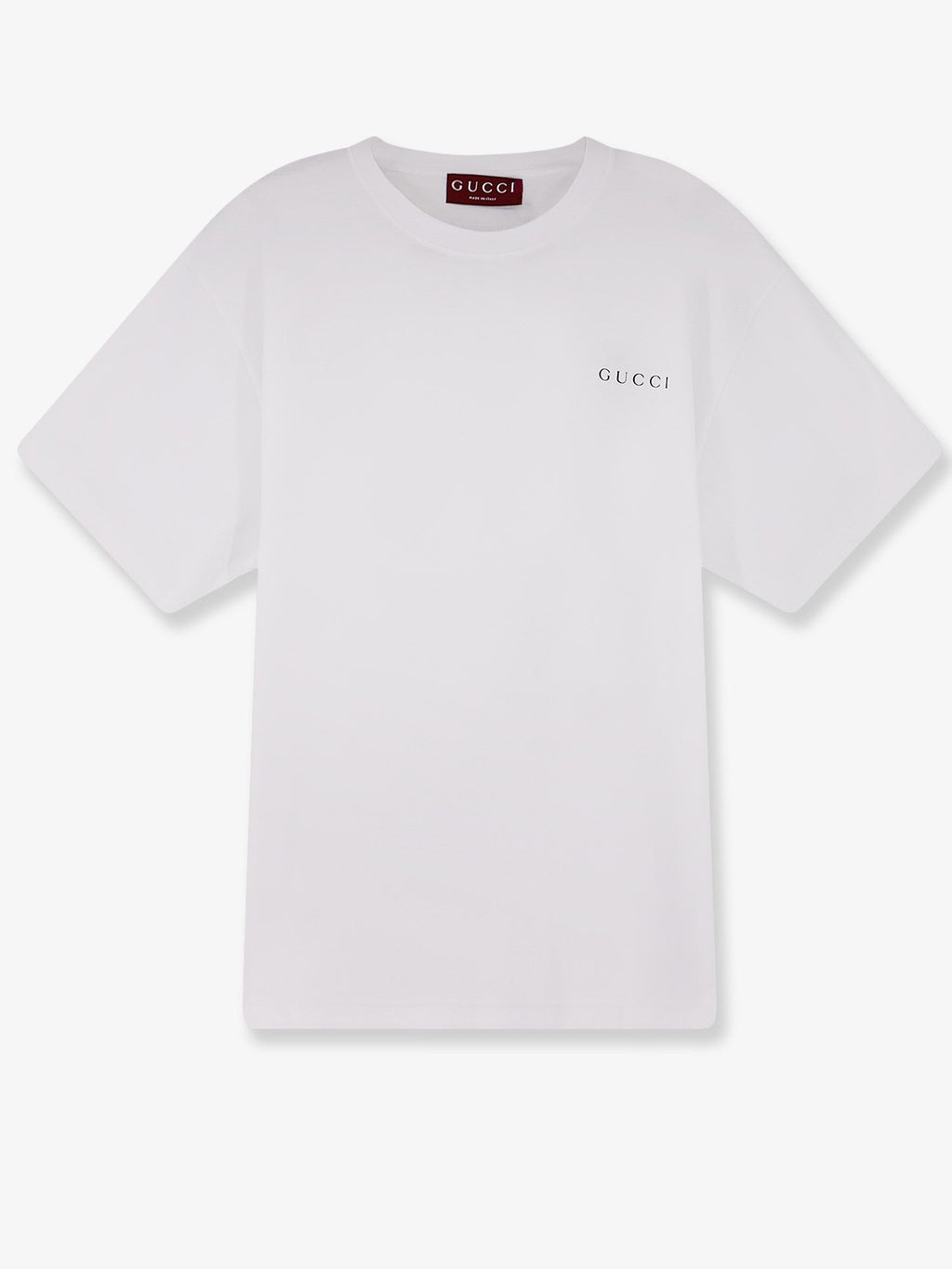 Gucci Cotton T-Shirt With Lettering Logo On The Front