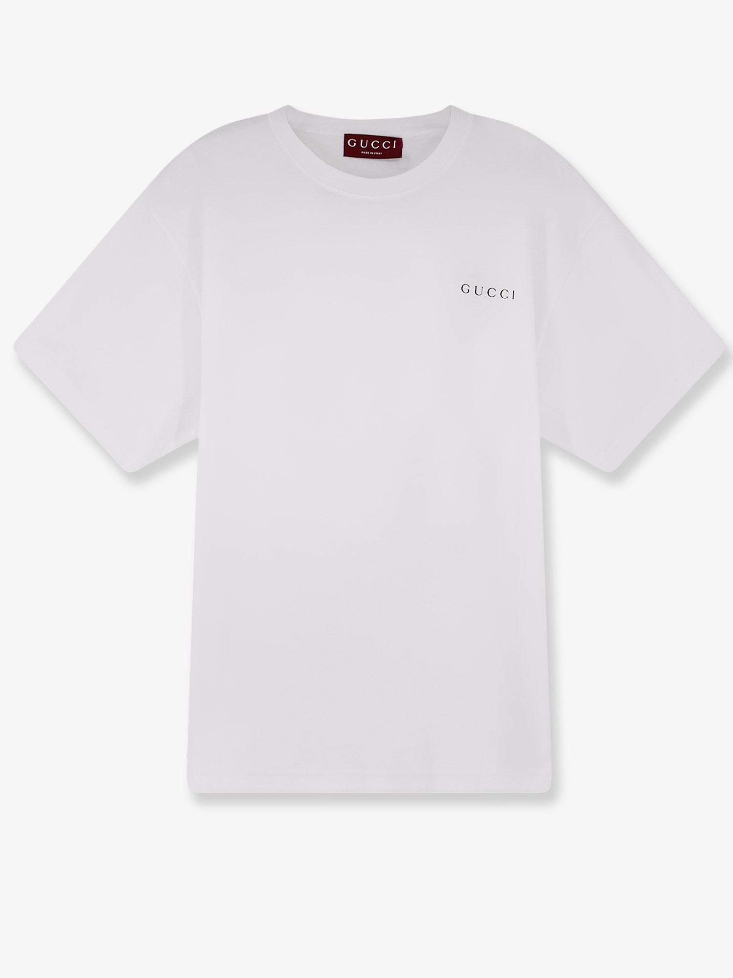 Gucci Cotton T-Shirt With Lettering Logo On The Front