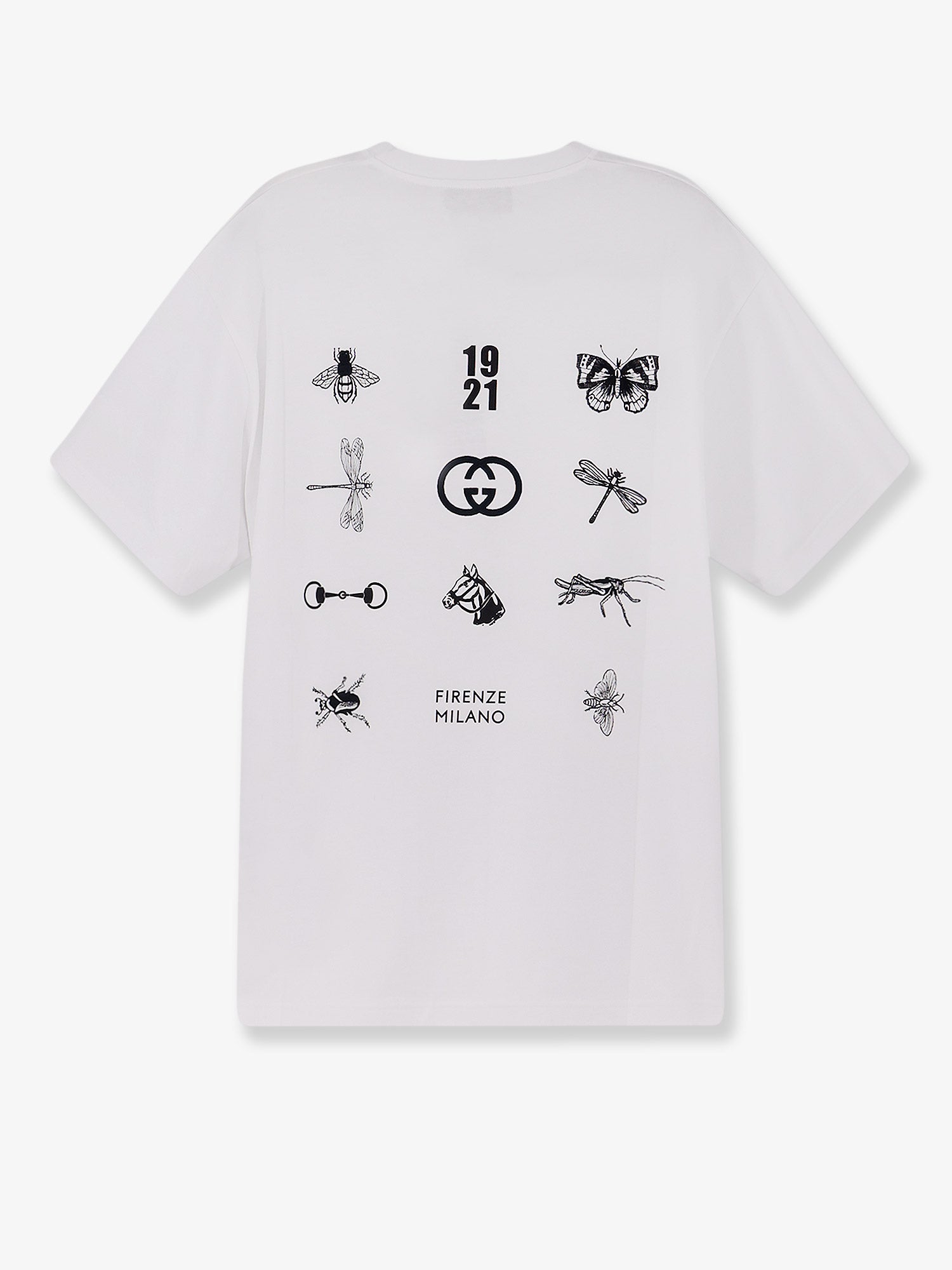 Gucci Cotton T-Shirt With Lettering Logo On The Front