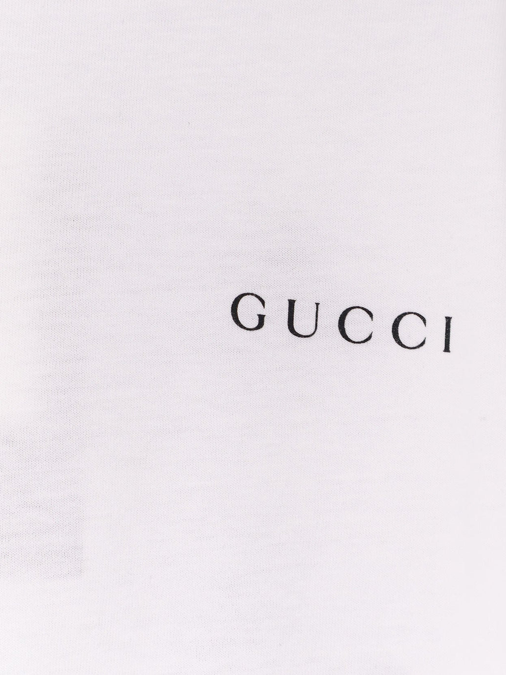 Gucci Cotton T-Shirt With Lettering Logo On The Front