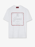 Gucci Cotton T-Shirt With Gucci Firenze 1921 Print