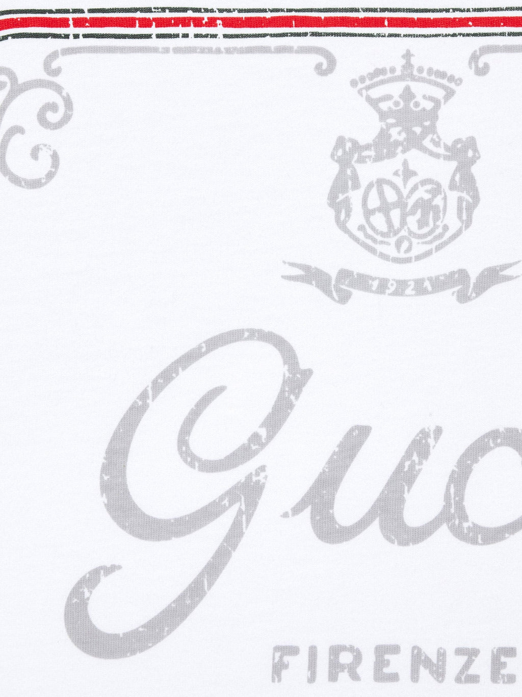 Gucci Cotton T-Shirt With Gucci Firenze 1921 Print