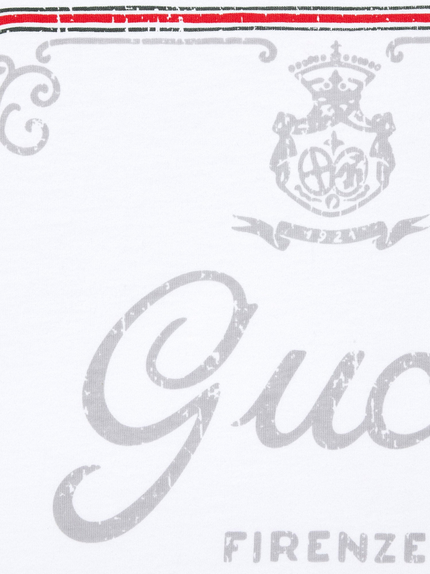 Gucci Cotton T-Shirt With Gucci Firenze 1921 Print