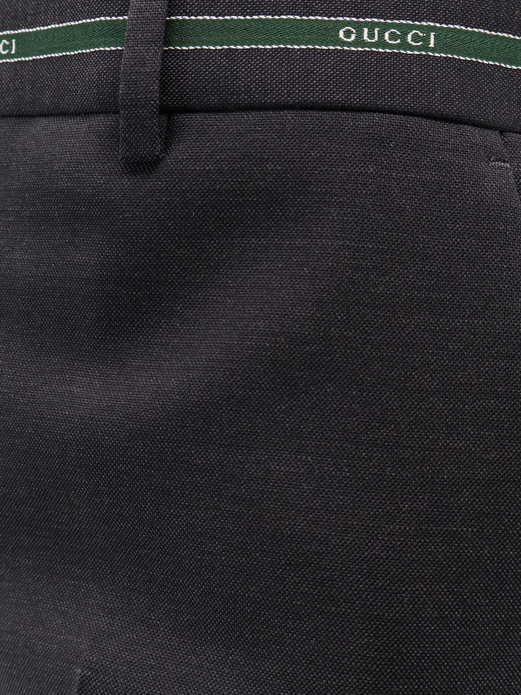 Gucci Wool Trousers With Gucci Detail