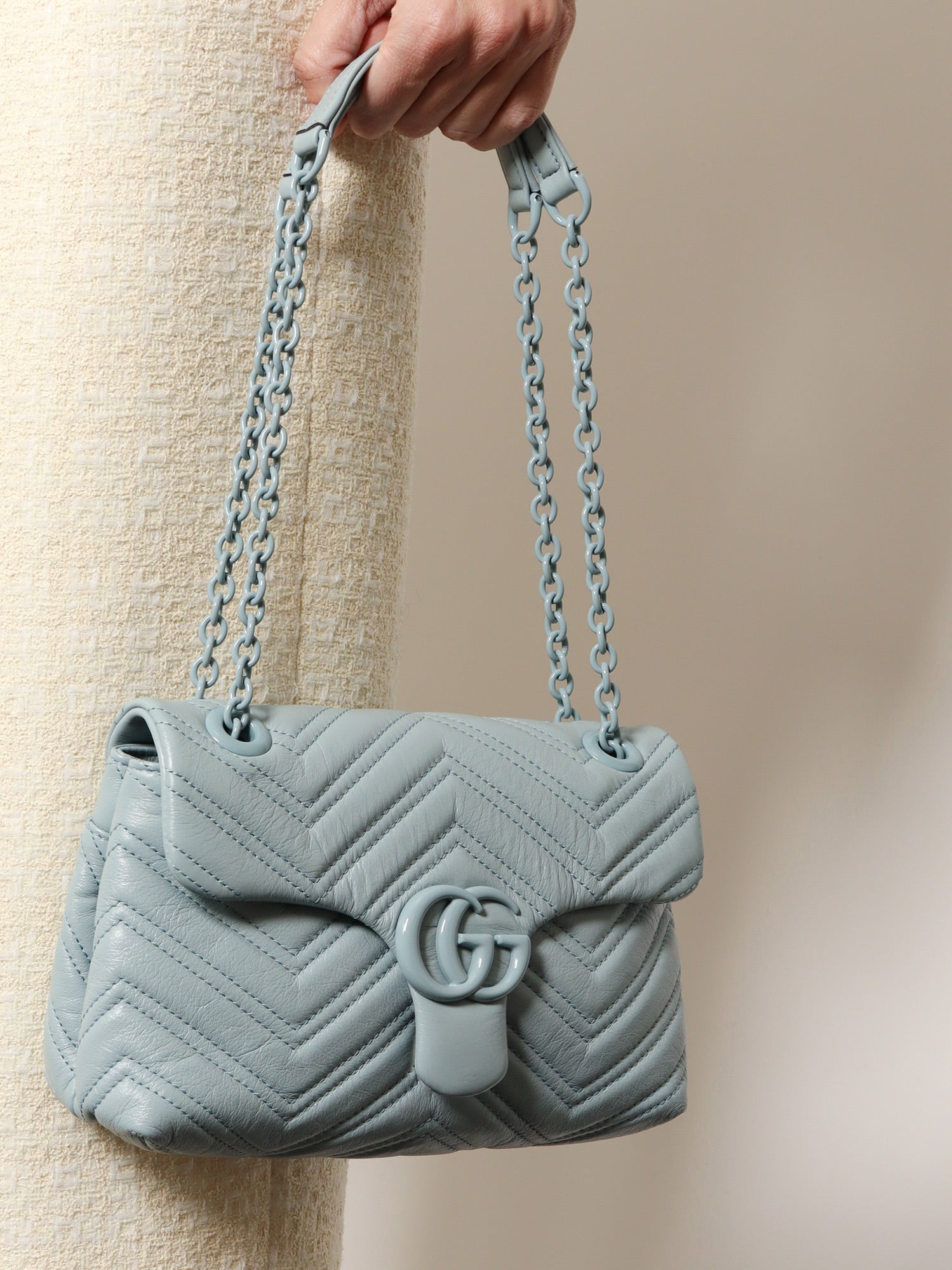 Gucci Gg Marmont Quilted Leather Shoulder Bag