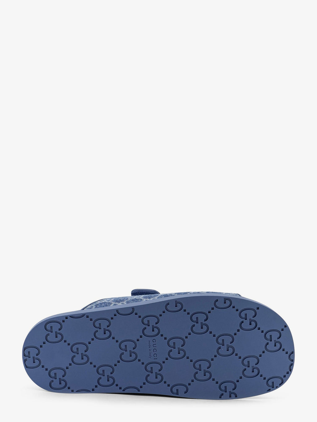 Gucci Laser Gg Denim Sandals With All-Over Gg Motif
