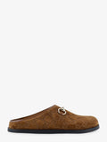 Gucci Suede Sandals With All-Over Gg Motif