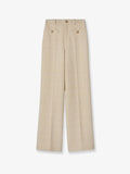 Gucci Cotton Blend Trousers With Checked Pattern