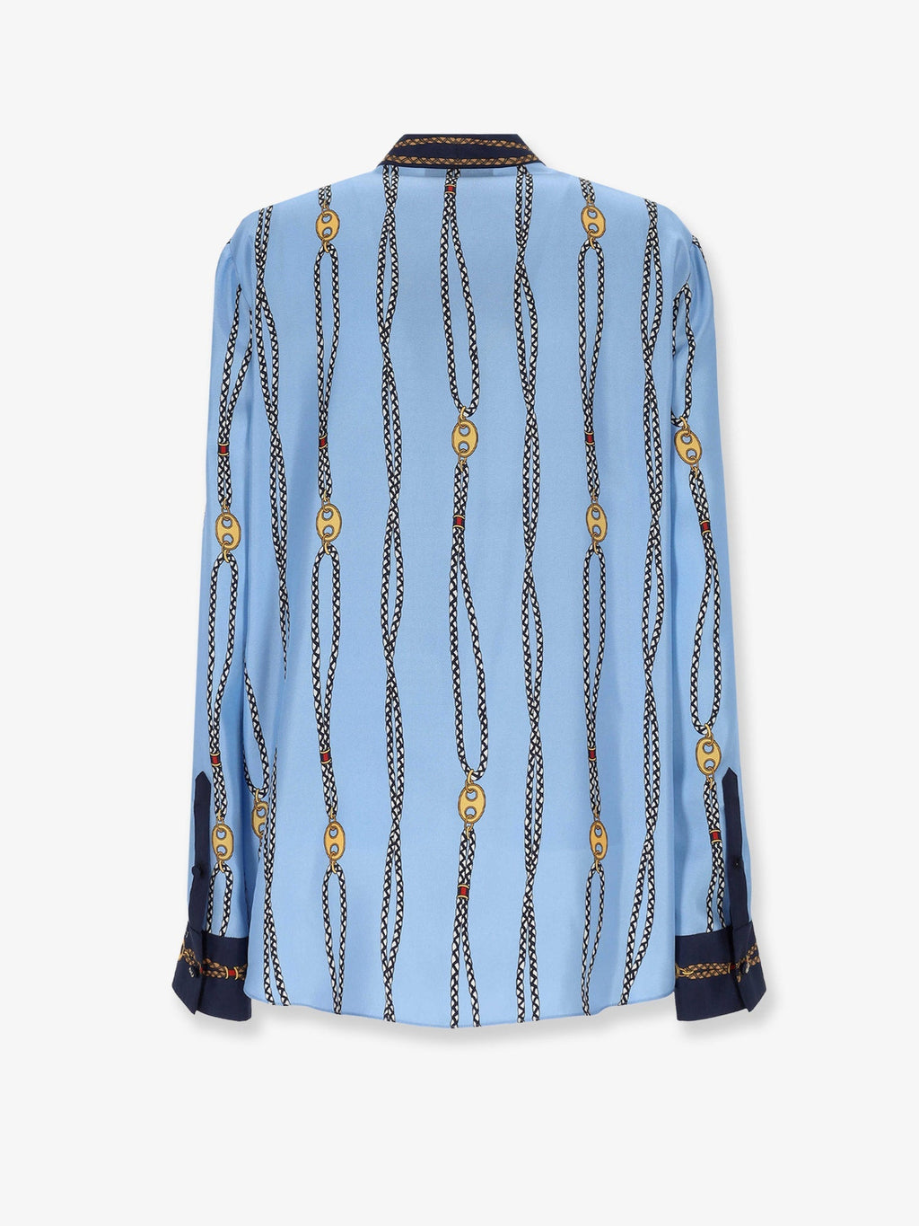 Gucci Printed Silk Twill Shirt