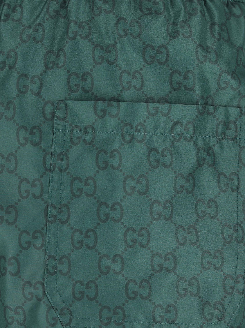 Gucci Gg Nylon Swim Trunks