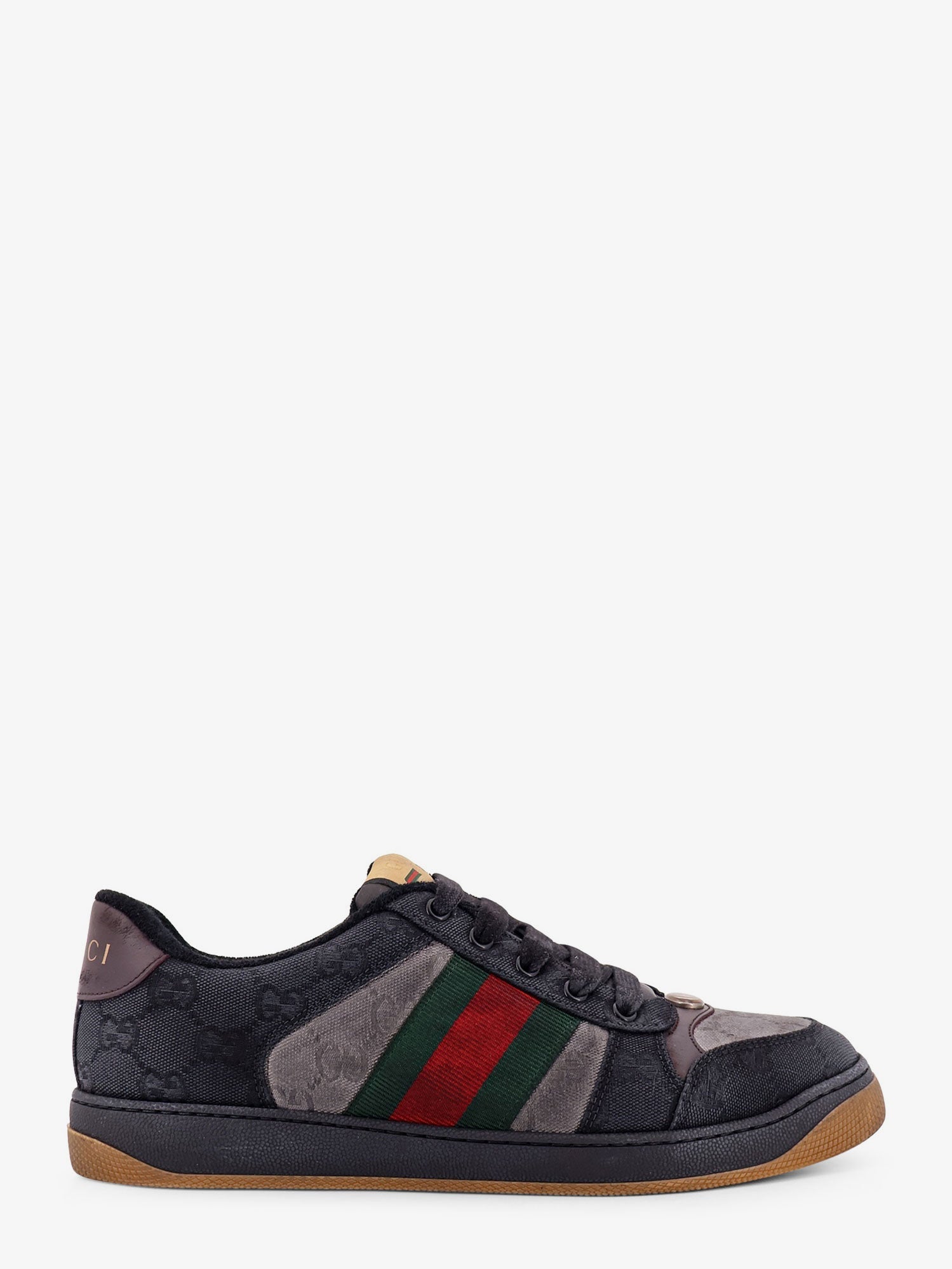 Gucci Gg  Bicolor Fabric Sneakers