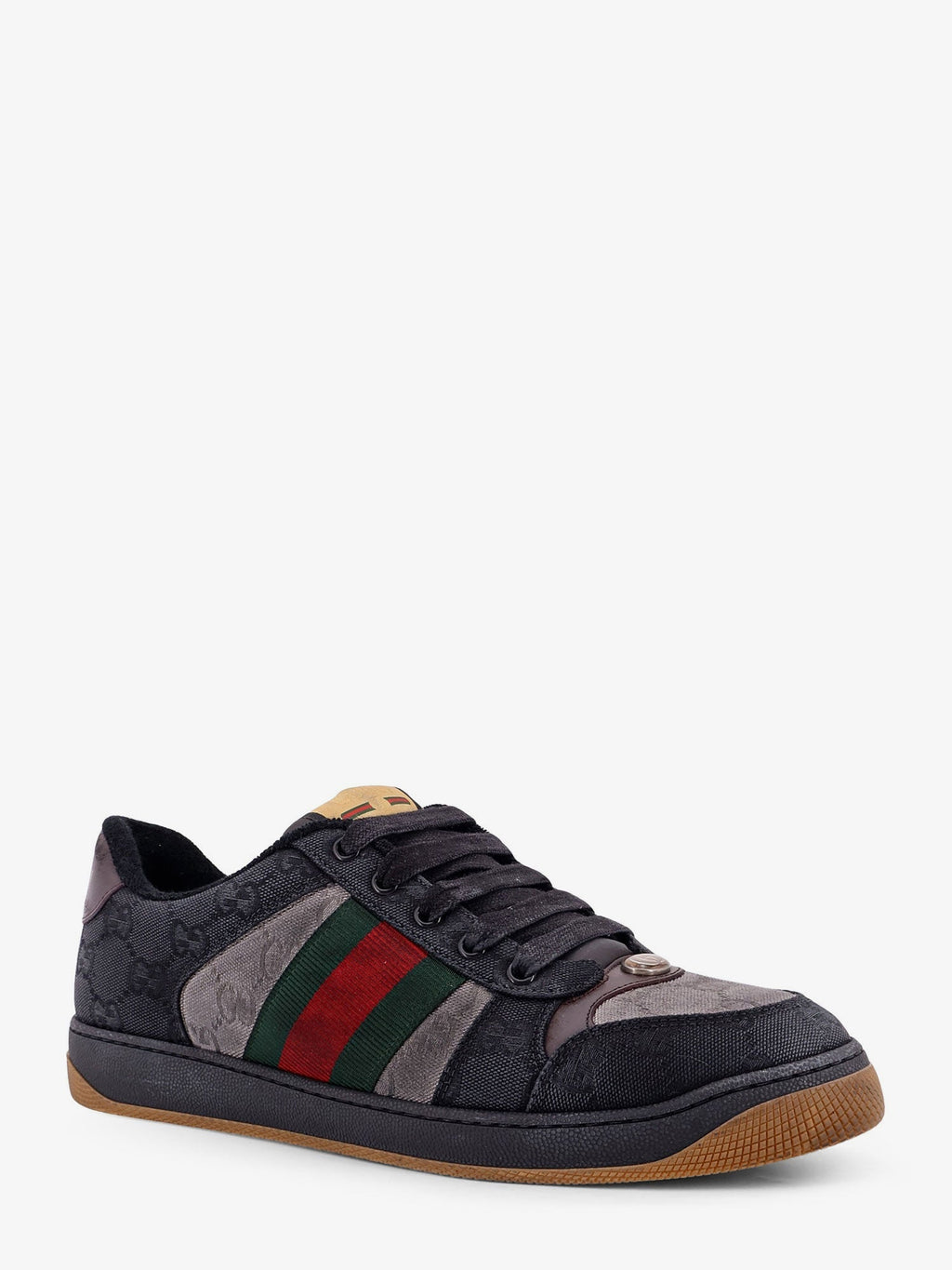 Gucci Gg  Bicolor Fabric Sneakers