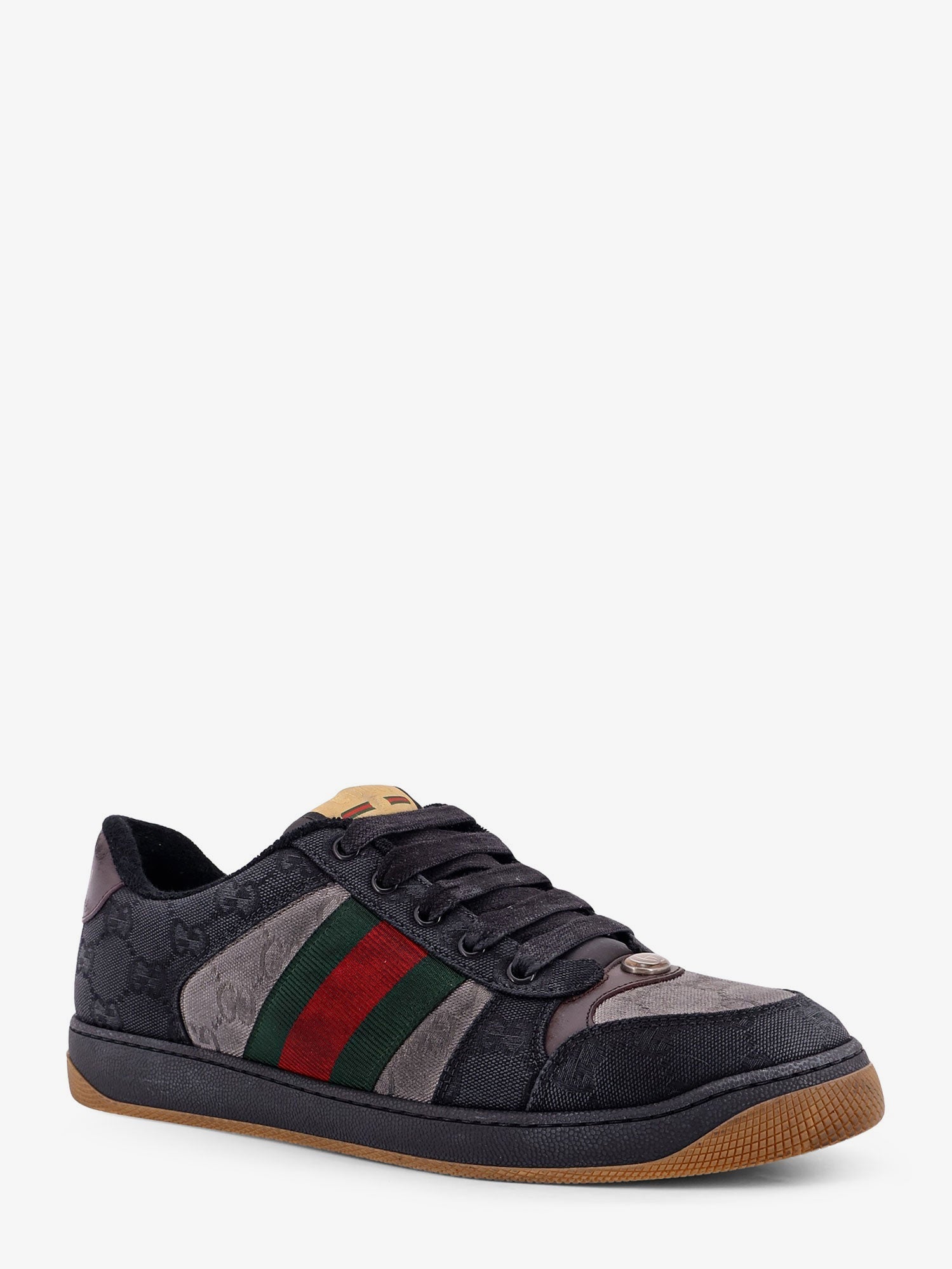Gucci Gg  Bicolor Fabric Sneakers