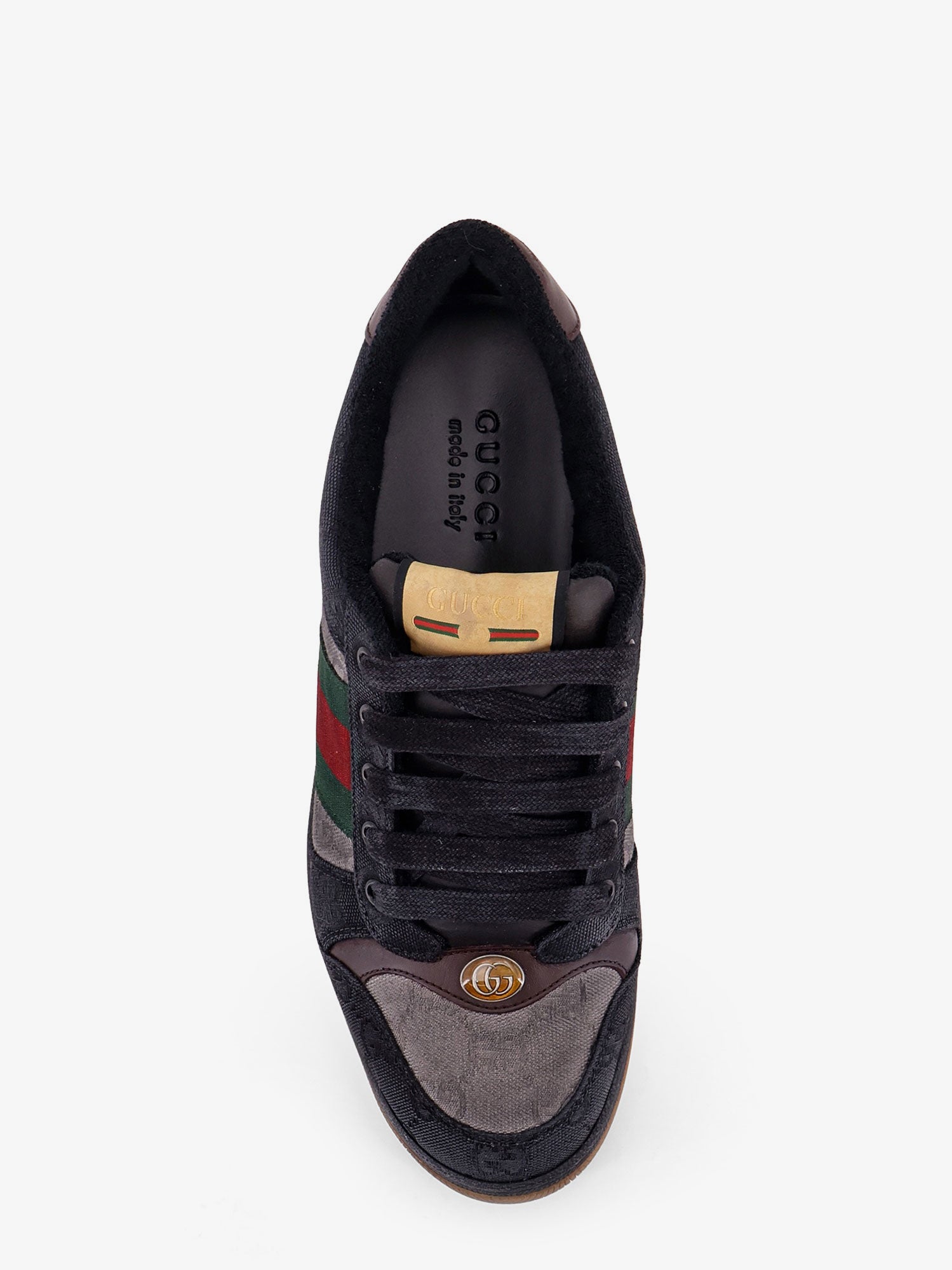 Gucci Gg  Bicolor Fabric Sneakers