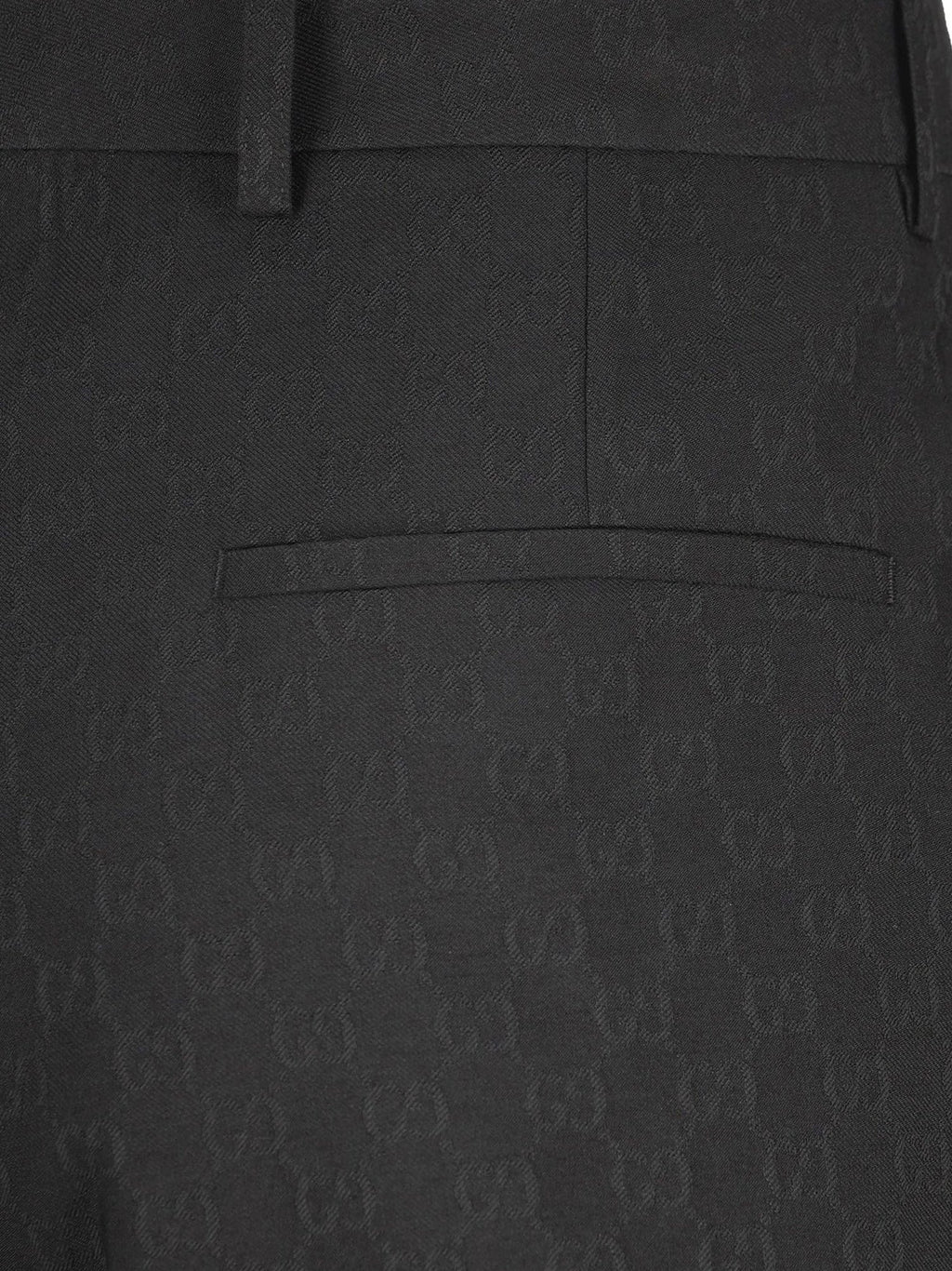 Gucci Gg Wool Blend Trousers