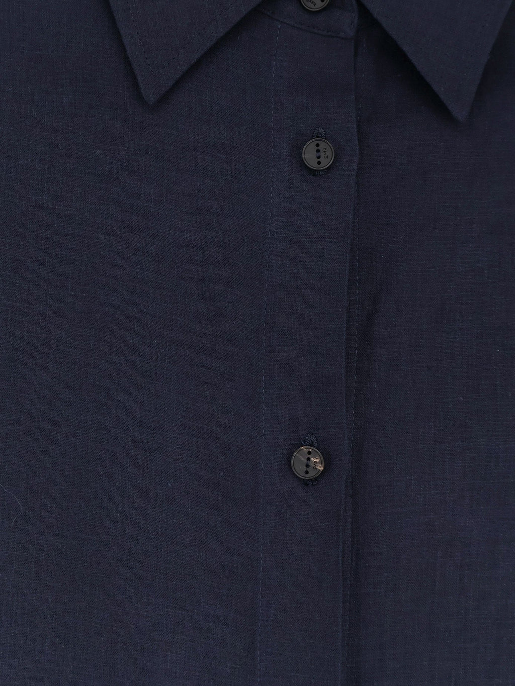 Hevo Arigliano Linen And Viscose Chemisier Dress