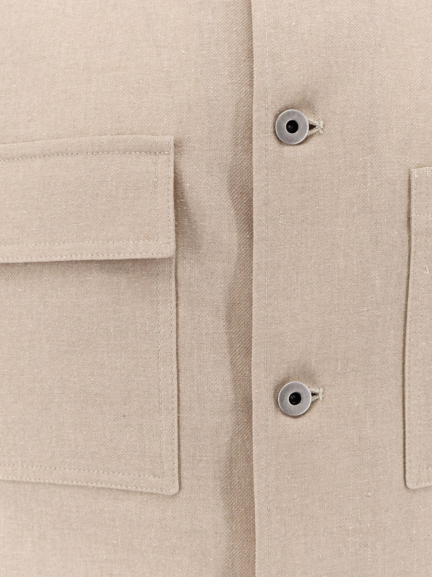 Hevo Castelluccio Cotton And Linen Jacket