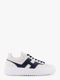 Hogan H-Stripes Leather Sneakers With Side Logo