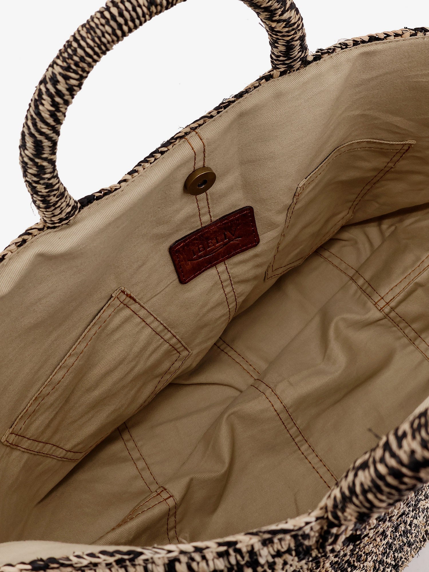 Ibeliv Vanilla Raffia Handbag