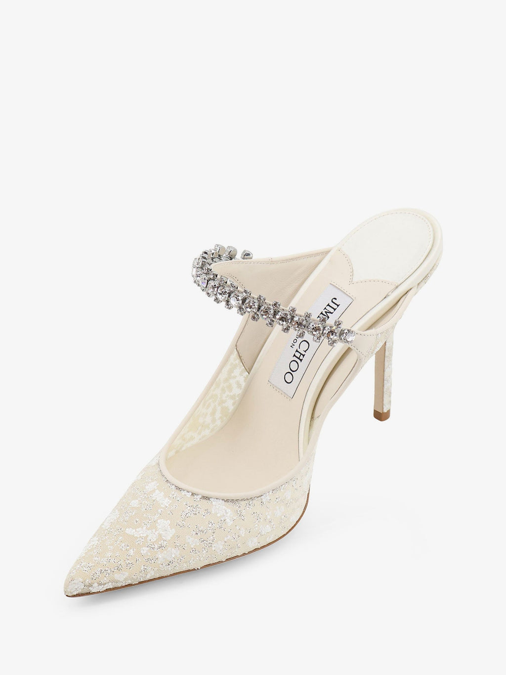 Jimmy Choo Embroidered Tulle Décolleté