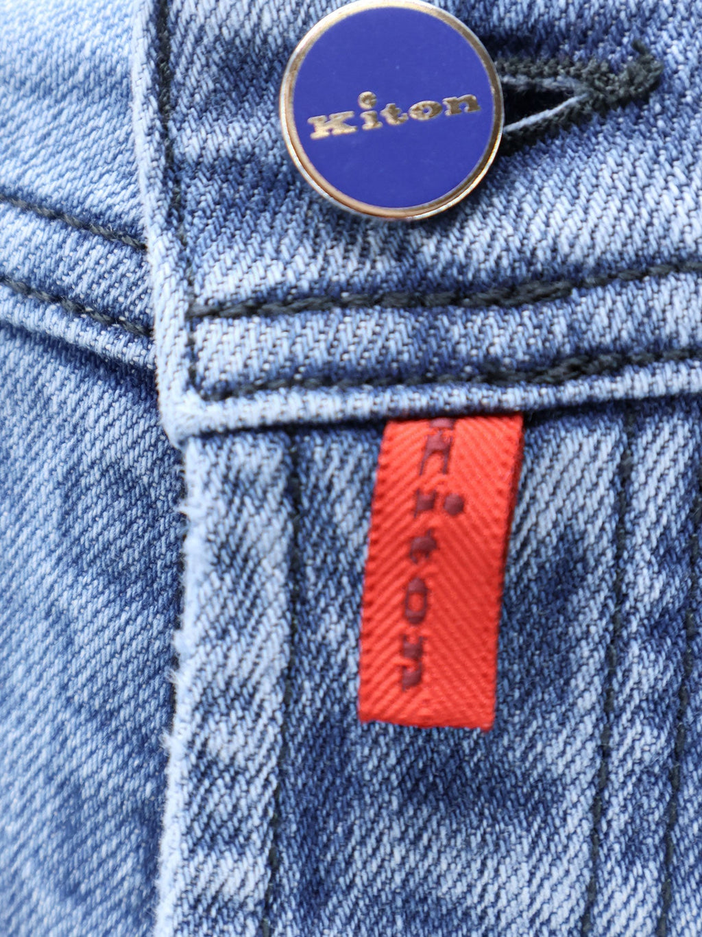 Kiton Ciro Paone Blue Denim Jeans