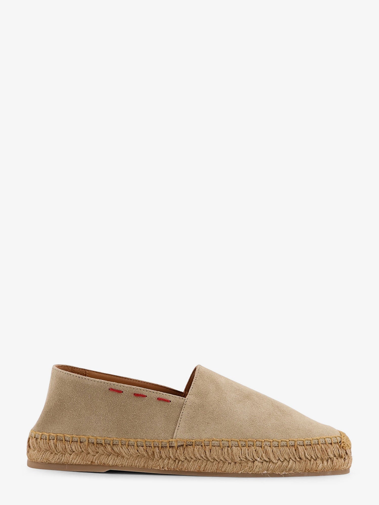Kiton Ciro Paone Suede Espadrilles With Iconic Stitching