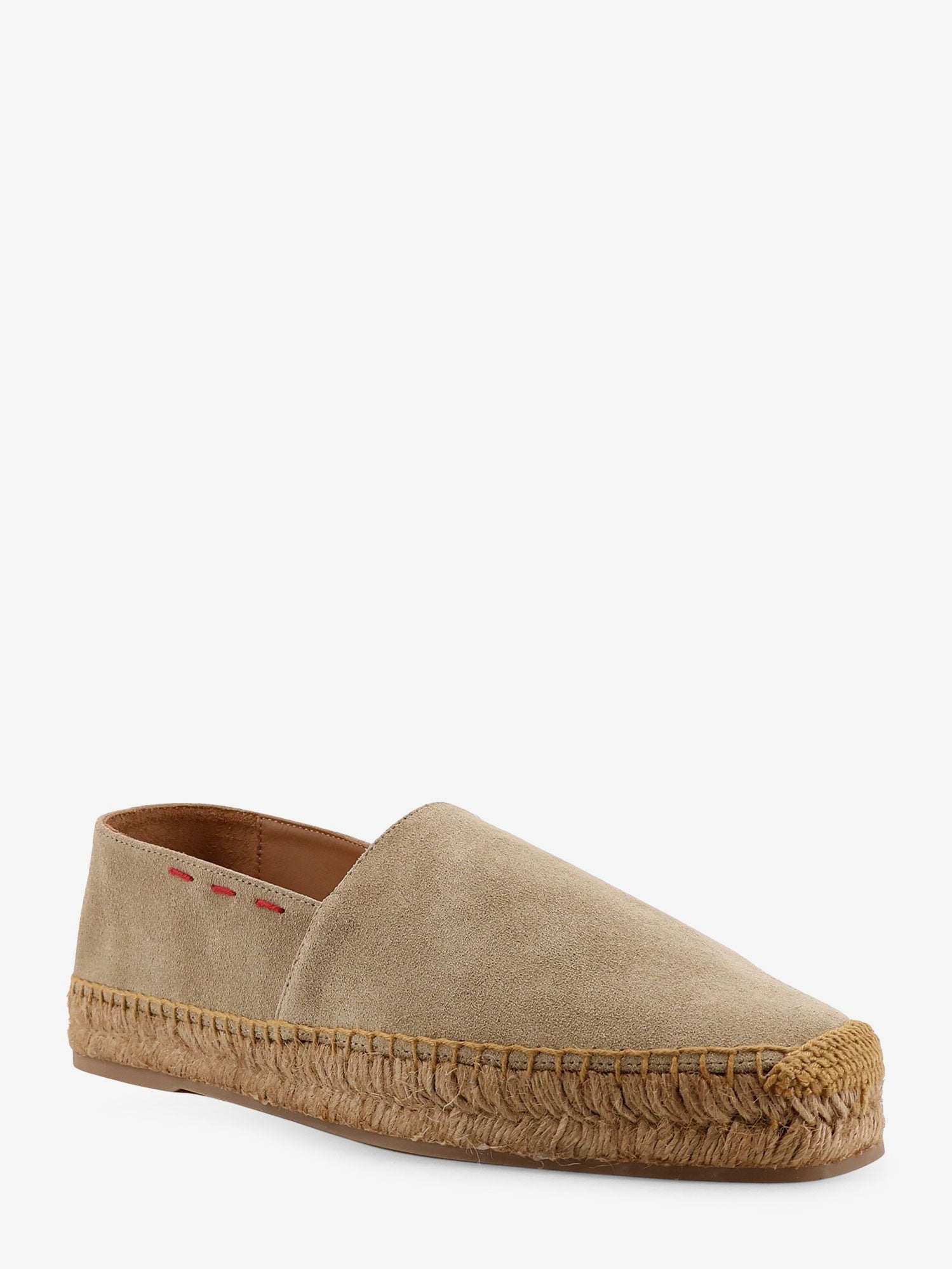 Kiton Ciro Paone Suede Espadrilles With Iconic Stitching