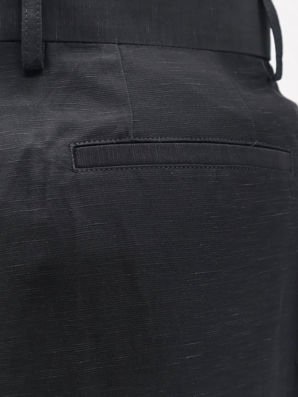 Laneus Viscose And Linen Trousers