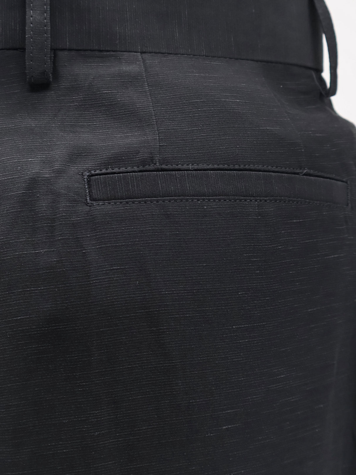 Laneus Viscose And Linen Trousers