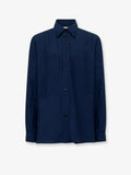 Laneus Viscose And Linen Shirt